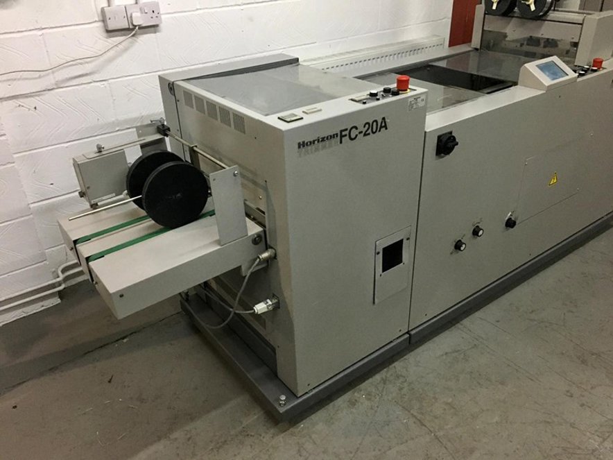 Booklet machines Horizon VAC-100a VAC-100c SPF-20A FC-20A