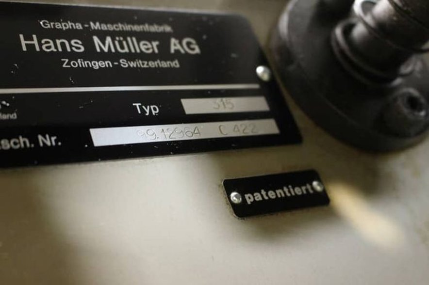 card gluer Muller Martini 315 C 422