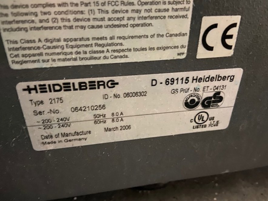 CTP systems Heidelberg Supersetter 74