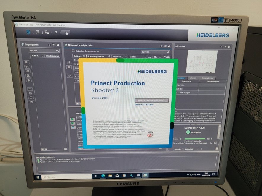 CTP systems Heidelberg Suprasetter A 106 Gen V