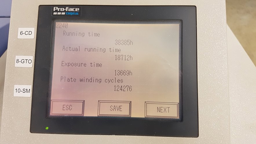 CTP systems Screen PlateRite PT-R8100