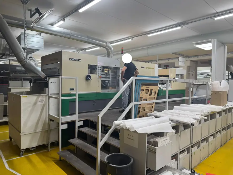 Die cutting Bobst SP 103 ER
