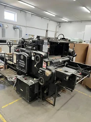 Die cutting Heidelberg Cylinder S
