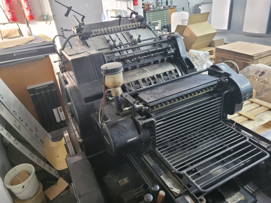 Die cutting Heidelberg OHZ - K