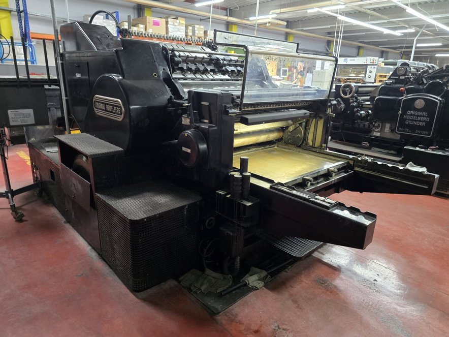 Die cutting Heidelberg OHZ-SBD