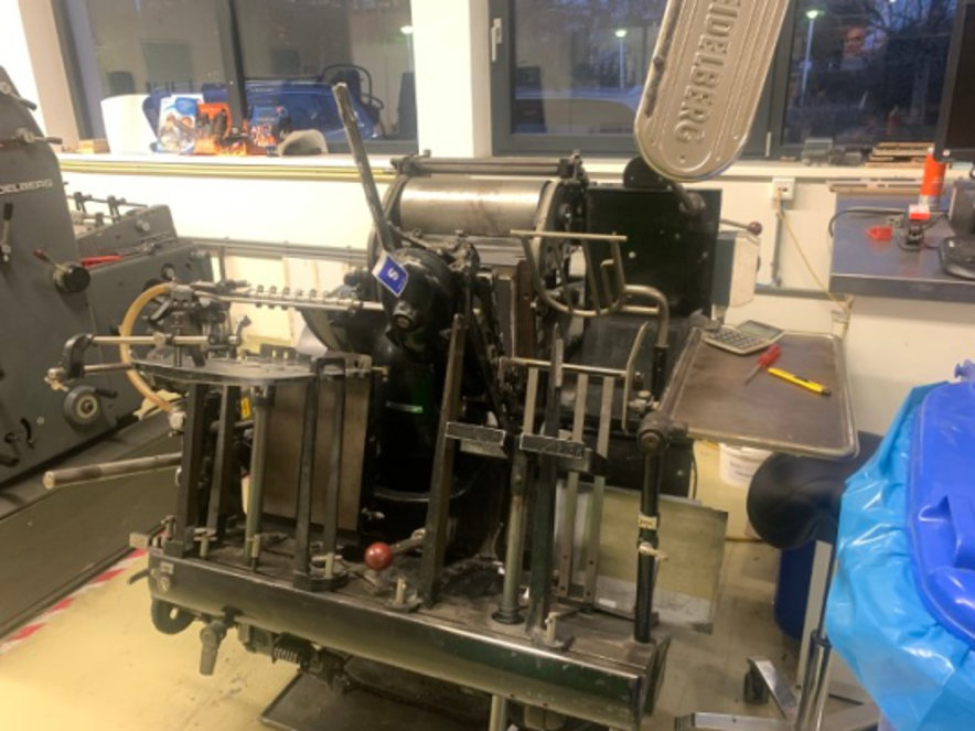 Die cutting Heidelberg T