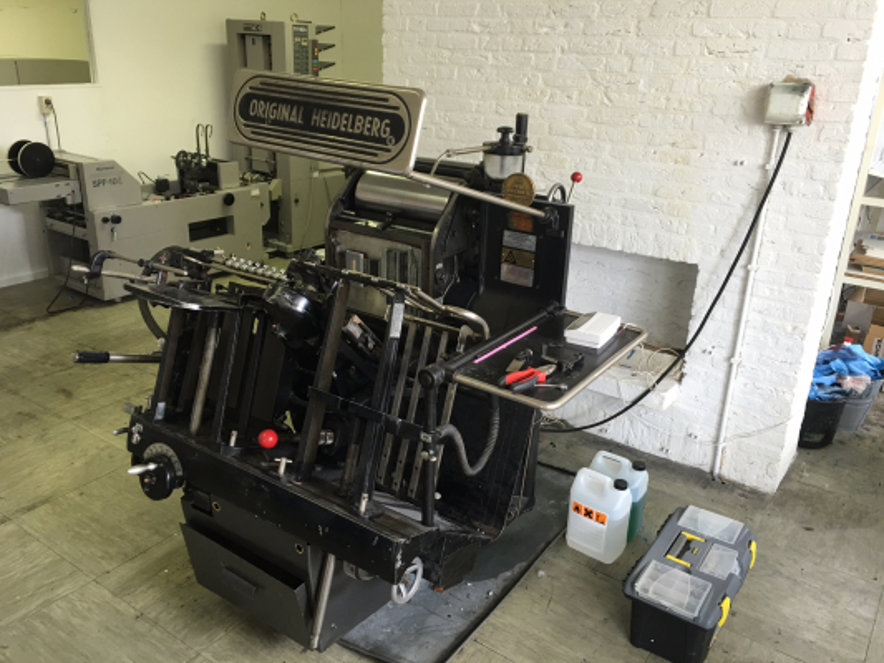 Die cutting Heidelberg T