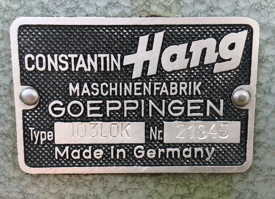 Eye letting machines Hang 103 LOKA