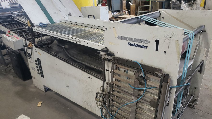 Folding Machine Heidelberg Stahlfolder