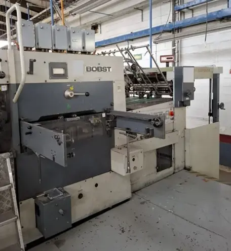 Hot Foil Stamping Bobst BMA 102