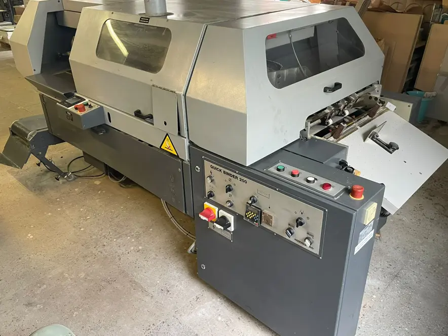 Perfect Binder and Gatherer Heidelberg Quick Binder QB 200