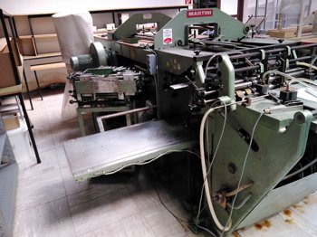 Perfect Binder and Gatherer Muller Martini Econobinder EB II