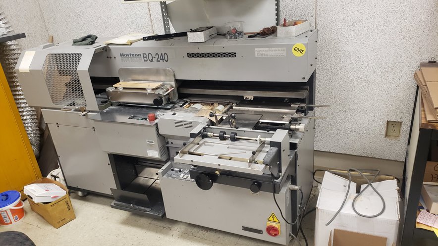 Perfect binder lines Horizon BQ 240