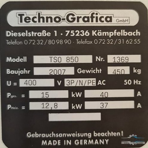 Plate processors Kodak TSO-850