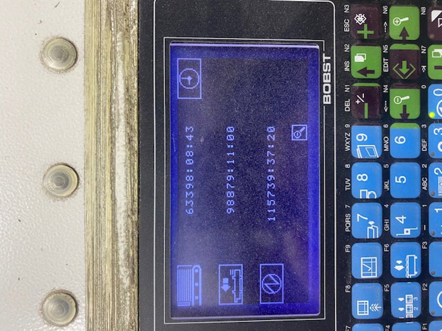 Post Press Bobst Media 100-II