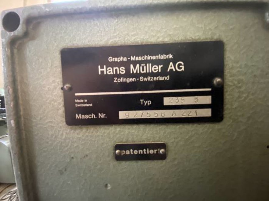 Saddle Stitcher Muller Martini 235