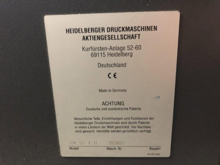 Sheet Fed / Offset Heidelberg Speedmaster SM 52-4 H