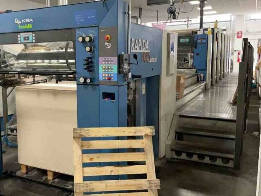 Sheet Fed / Offset KBA Rapida RA 105 6 L PWVA UV LED