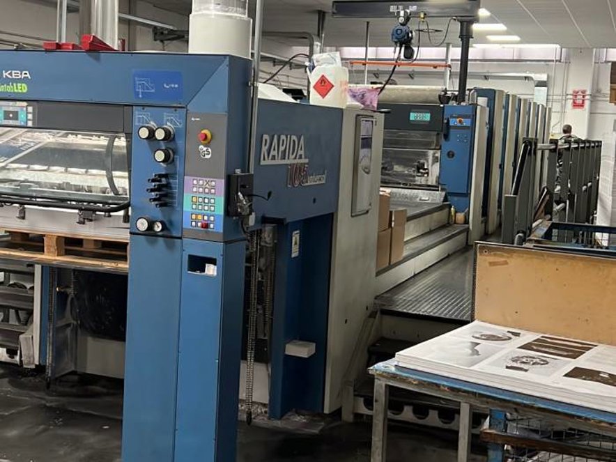 Sheet Fed / Offset KBA Rapida RA 105 6 L PWVA UV LED