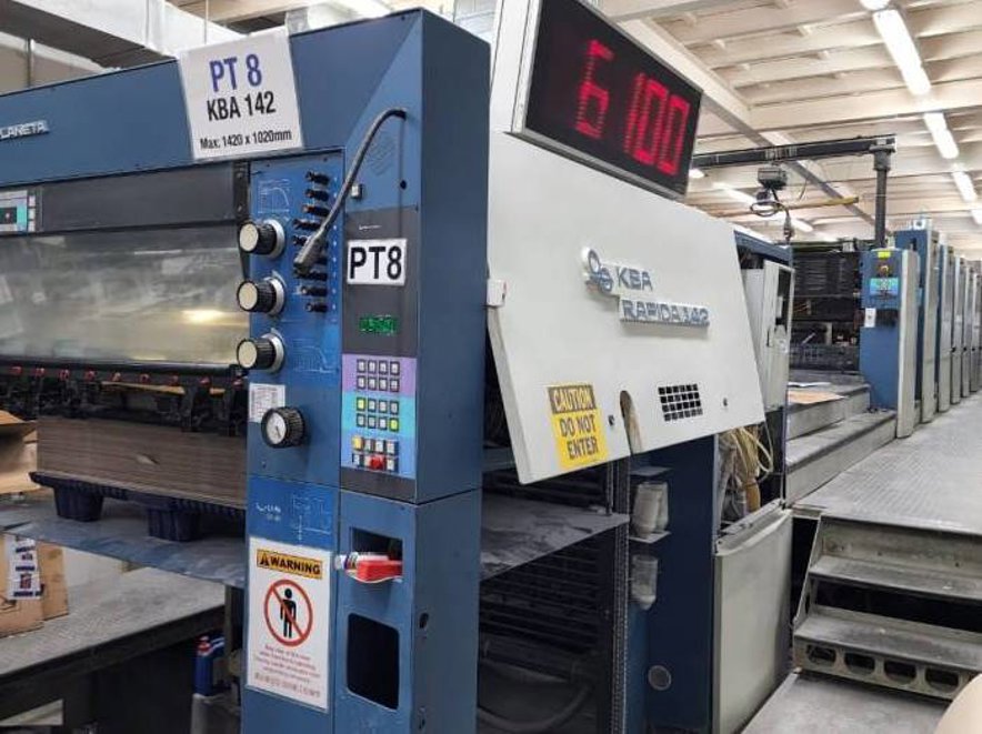 Sheet Fed / Offset KBA Rapida RA 142-6+L
