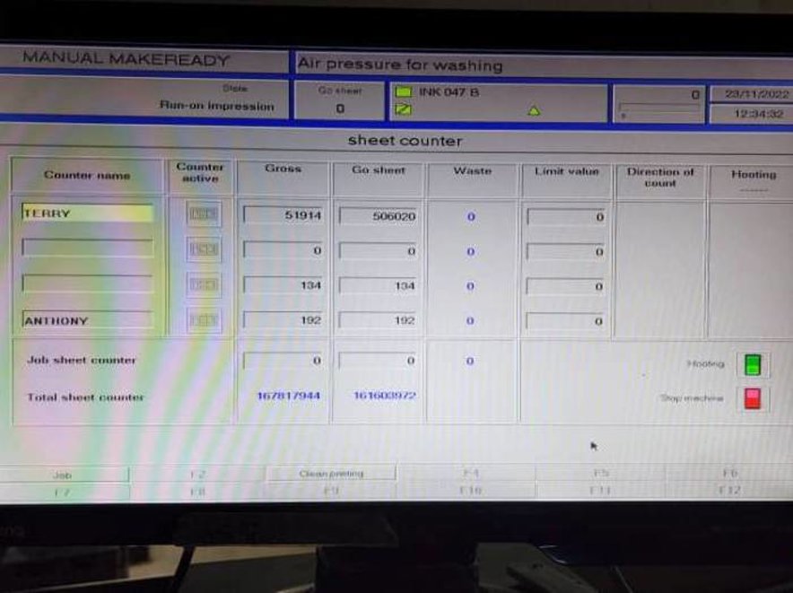 Sheet Fed / Offset KBA Rapida RA 142-6+L