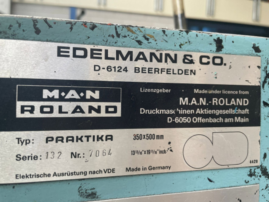 Sheet Fed / Offset Manroland Practica PR 00