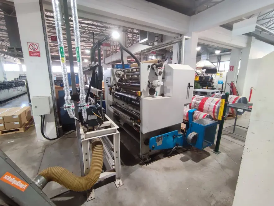 Slitter rewinders Spag & Dieck slitter/ macro unit